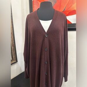 Eskander Oversized Cashmere Cardigan